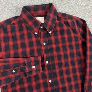 Band of Outsiders Shirt Mens Small (1) Plaid Oxford Button Down OCBD